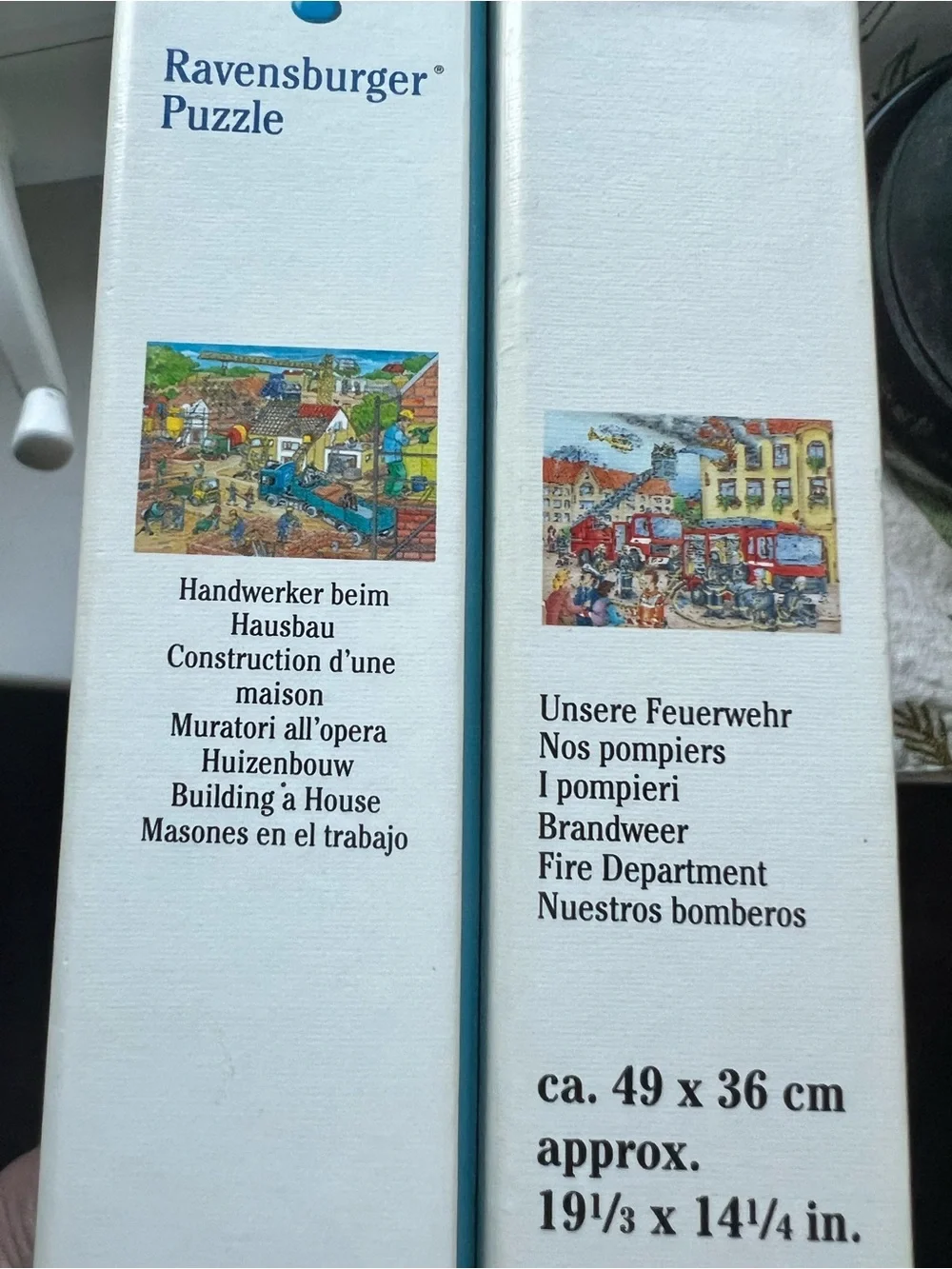 Ravensburger 100-Piece XXL Puzzles : Fire Department and Building Houses